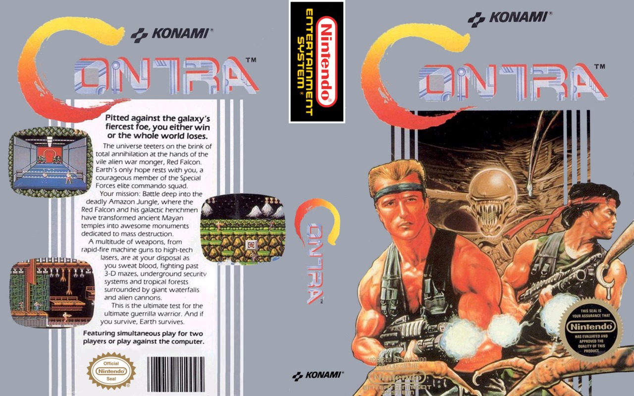 Contra_Coverart-4 - Contra [NES][MF] - Juegos [Descarga]