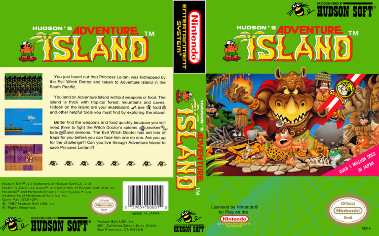 Adventure Island NES - RetroGameAge