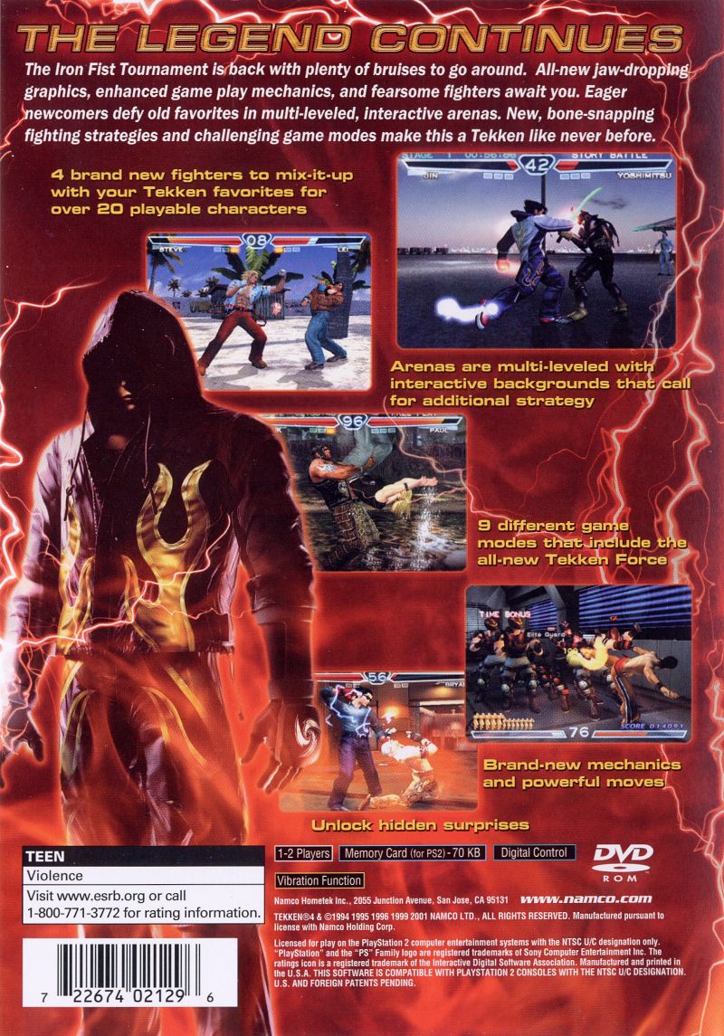 Tekken 4 Playstation 2 - RetroGameAge